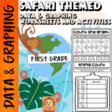 First Grade: Data & Graphing Printable Booklet & Worksheet