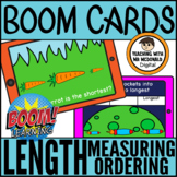 First Grade Data & Measurement BOOM CARDS | Ordering Lengt