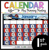 First Grade January Calendar morning meeting Digital Googl