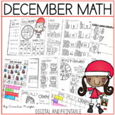 First Grade December Math Christmas Math