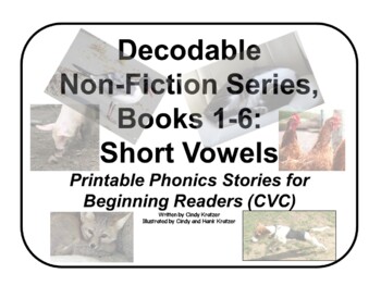 Preview of First Grade Decodable Non-Fiction Bundle