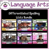 First Grade Differentiated Spelling Lists Digital and PDF 