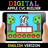 Apple Digital CVC Word Work for Google Classroom - Distanc