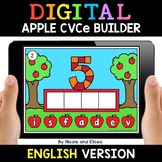 Apple Digital CVCe Word Work for Google Classroom - Distan
