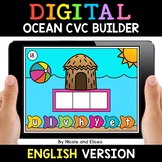 Ocean Digital CVC Word Work Activity for Google Classroom