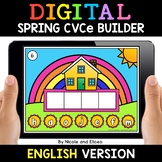 Spring Digital CVCe Word Work Activity for Google Classroom
