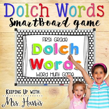 Preview of First Grade Dolch Words - Sight Word Hunt PowerPoint Game