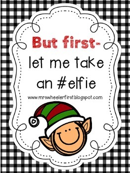 First Grade Elf in the Classroom Activities by Mrs Wheeler | TPT