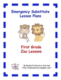 First Grade Emergency Sub Lesson Plans
