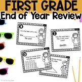 1st Grade End of Year Review Activity - Summer Reading & M