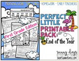 First Grade End of the Year Printables