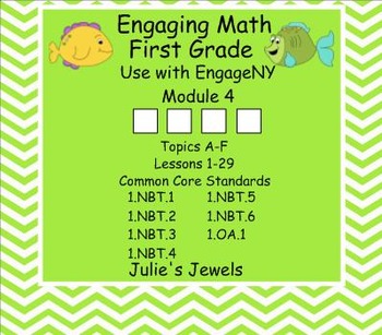 Preview of Eureka Math Module Four for First Grade
