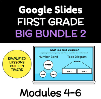 Preview of First Grade - Engaging Math BIG BUNDLE - MODULES 4-6 Original Eureka Aligned