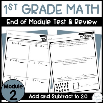 Preview of 1st Grade Math Module 2 End of Module Assessment and Review