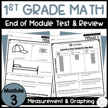 Preview of 1st Grade Math Module 3 End of Module Assessment and Review