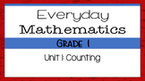 First Grade Everyday Math (EDM4) Unit 1 Lesson Slides