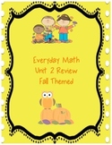 First Grade Everyday Math Unit 2 Review Packet