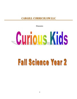 Preview of First Grade Fall Science