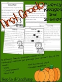 First Grade Fluency Passages with Comprehension Activities