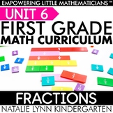 First Grade Fractions Math Unit | 1st Grade Guided Math Wo
