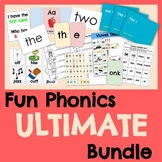 First Grade Fun Phonics ULTIMATE Bundle: Daily Lesson Slid