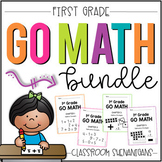 First Grade GO MATH Tabbed Booklets: The BUNDLE