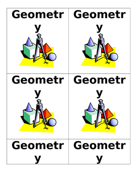 Preview of First Grade Geometry Math Centers