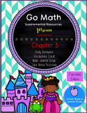 Go Math! First Grade Chapter 5 Supplemental Resources-Common Core