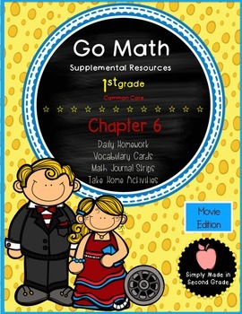 Preview of Go Math! First Grade Chapter 6 Supplemental Resources-Common Core