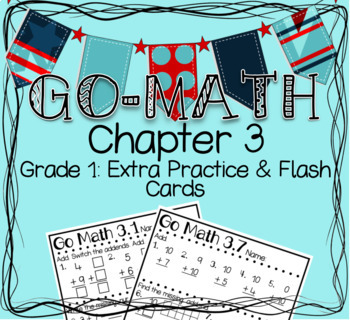 Preview of First Grade Go-Math Worksheets Chapter 3: Addition Strategies