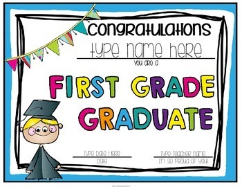 for invitations printable graduation preschool First Grade Certificates Grade First & Graduation