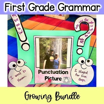 Preview of FLASH!!! First Grade Grammar Activities and Crafts Bundle