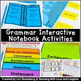 First Grade Grammar Interactive Notebook