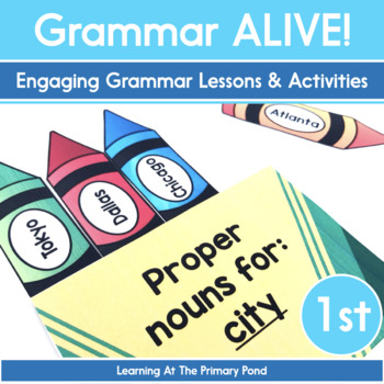 Preview of First Grade Grammar Practice for the Year | Lesson Plans and Activities
