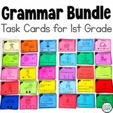 1st Grade ELA Grammar Practice Review Task Cards Language 
