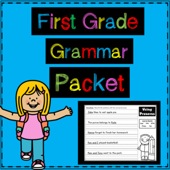 Preview of First Grade Grammar Worksheets