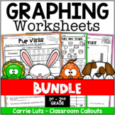 First Grade Graphing Worksheets Bundle 