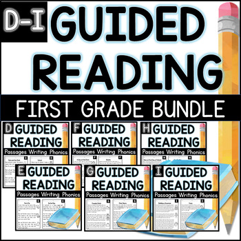 Preview of First Grade Guided Reading Bundle