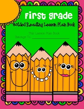 Preview of First Grade Guided Reading Lesson Plan Book-  Aligned to the Common Core