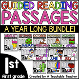 First Grade Leveled Reading Comprehension Passages with Questions