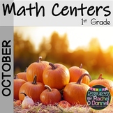 First Grade Halloween Math Centers October