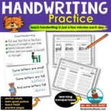 Handwriting Practice | Comparison Words | Printable