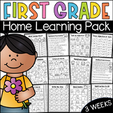 First Grade Home Learning Pack - Distance Learning