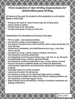 First Grade Homework/Classroom Writing Journal by Kristy Morris | TpT