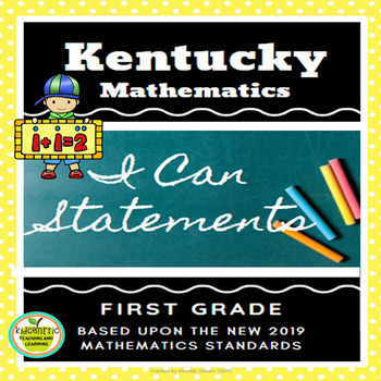 Preview of Mathematics First Grade "I Can" Statements for KY NEW Mathematics Standards