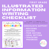 First Grade Illustrated Information Writing Checklists