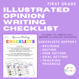 First Grade Illustrated Opinion Writing Checklists