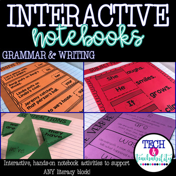 Preview of Grammar and Writing Interactive Notebook