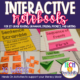 First Grade Interactive Notebooks Bundle {30 SETS} Reading