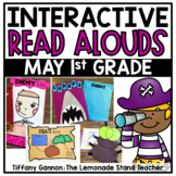 First Grade Interactive Read Aloud Lessons MAY Bundle Digi